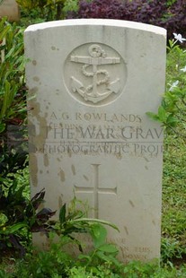 TRINCOMALEE WAR CEMETERY - ROWLANDS, ARTHUR GASCOYNE